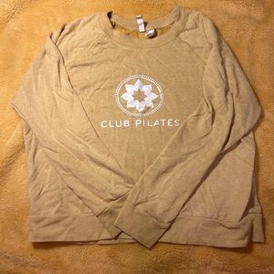 Lightweight Yellow Club Pilates Sweater.